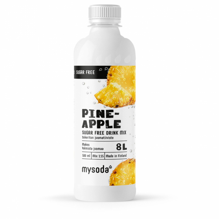 Mysoda Pineapple Sugar Free 500 ml - Ger 8L dryck in the group HOME, HOUSEHOLD & GARDEN / Household appliances / Water & Juice / Carbonation machines / Flavors at TP E-commerce Nordic AB (A22691)