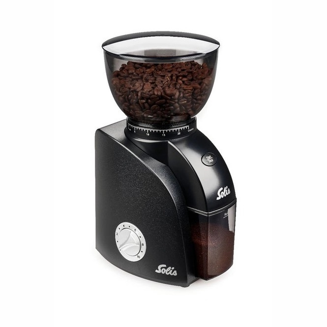 Solis Scala Zero Static Grinder Black in the group HOME, HOUSEHOLD & GARDEN / Household appliances / Coffee makers and accessories / Coffee grinders at TP E-commerce Nordic AB (A22723)