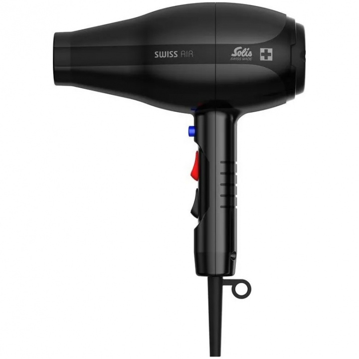 Solis Swiss Air Black 360° Hairdryer in the group BEAUTY & HEALTH / Hair & Styling / Styling Tools / Hair dryer at TP E-commerce Nordic AB (A22739)