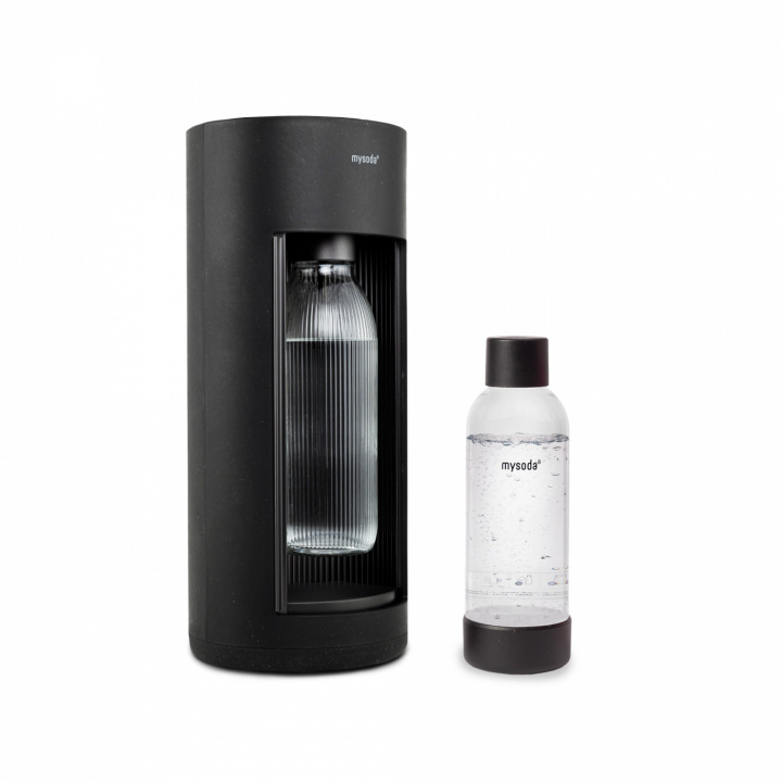 Mysoda Glassy sparkling water maker, Black in the group HOME, HOUSEHOLD & GARDEN / Household appliances / Water & Juice / Carbonation machines / Carbonation machines at TP E-commerce Nordic AB (A22775)