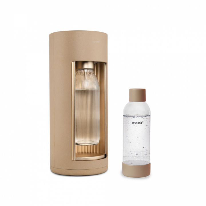 Mysoda Glassy sparkling water maker, Latte in the group HOME, HOUSEHOLD & GARDEN / Household appliances / Water & Juice / Carbonation machines / Carbonation machines at TP E-commerce Nordic AB (A22776)