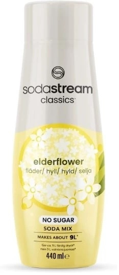 SodaStream Elderflower No Sugar 440ml in the group HOME, HOUSEHOLD & GARDEN / Household appliances / Water & Juice / Carbonation machines / Flavors at TP E-commerce Nordic AB (A22814)