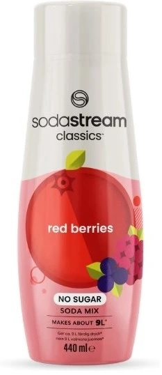 SodaStream Red Berries No Sugar 440ml in the group HOME, HOUSEHOLD & GARDEN / Household appliances / Water & Juice / Carbonation machines / Flavors at TP E-commerce Nordic AB (A22815)