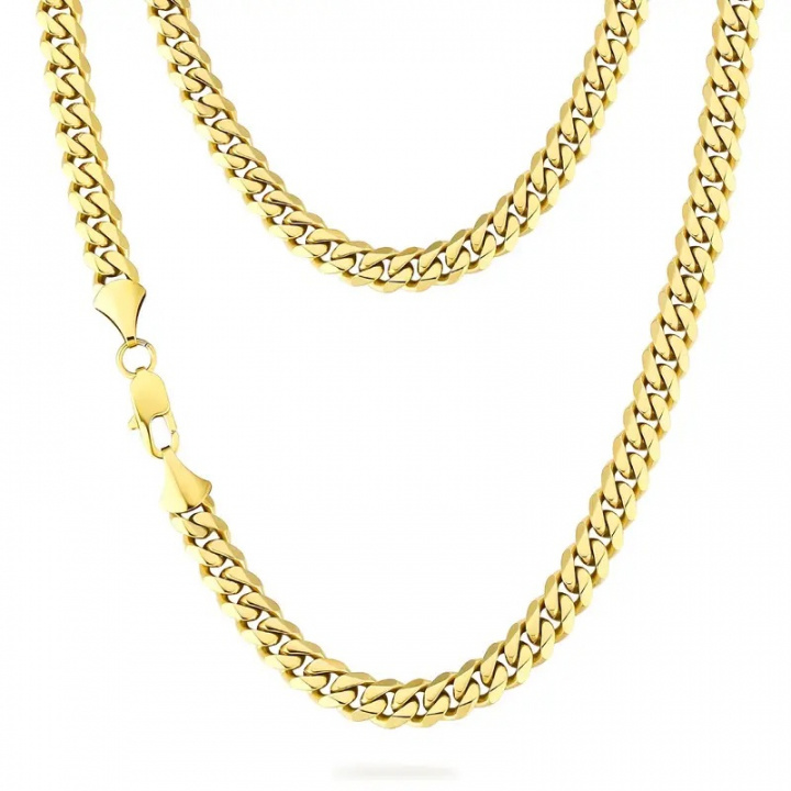 Gold colored chain necklace (40cm) & bracelet (20cm) in the group Sport, leisure & Hobby / Accessories / Other accessories at TP E-commerce Nordic AB (A22839)