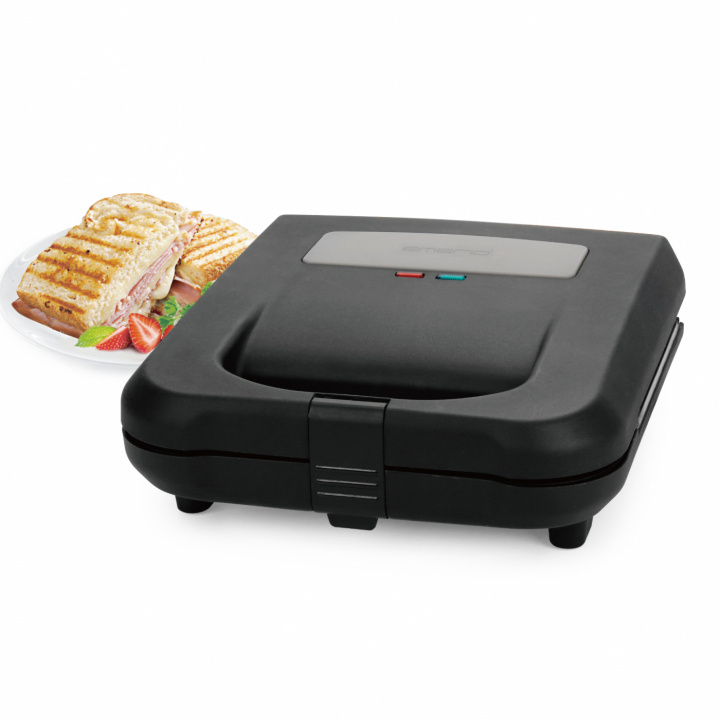 Emerio Sandwichmaker ST-130038 in the group HOME, HOUSEHOLD & GARDEN / Household appliances / Toasters & Bread grills / Table grills & Raclette at TP E-commerce Nordic AB (A23182)