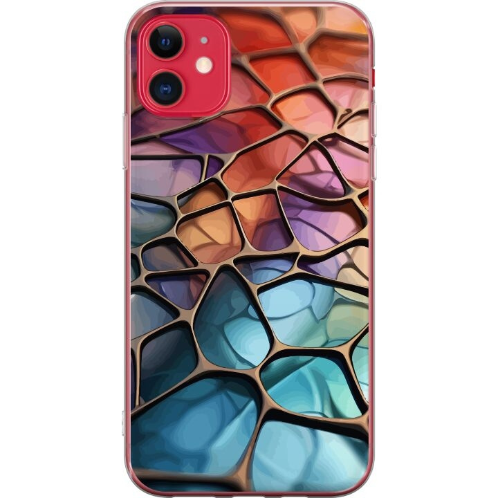 Mobile case for Apple iPhone 11 with Metallic pattern design in the group SMARTPHONE & TABLETS / Phone cases / Apple / iPhone 11 at TP E-commerce Nordic AB (A50037)