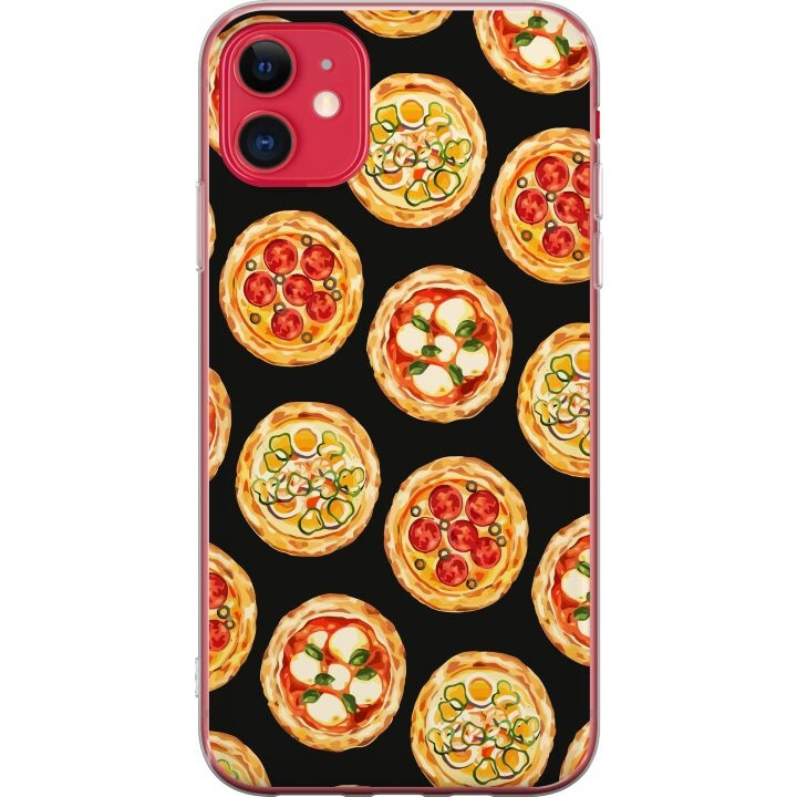 Mobile case for Apple iPhone 11 with Pizza design in the group SMARTPHONE & TABLETS / Phone cases / Apple / iPhone 11 at TP E-commerce Nordic AB (A50040)