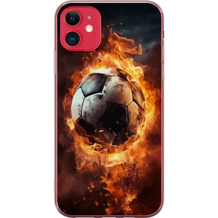 Mobile case for Apple iPhone 11 with Football design in the group SMARTPHONE & TABLETS / Phone cases / Apple / iPhone 11 at TP E-commerce Nordic AB (A50048)