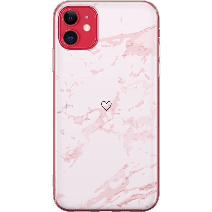 Mobile case for Apple iPhone 11 with Pink Heart design in the group SMARTPHONE & TABLETS / Phone cases / Apple / iPhone 11 at TP E-commerce Nordic AB (A50050)