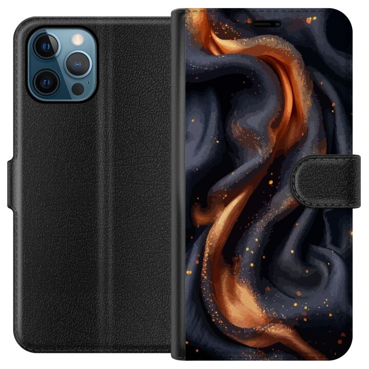 Wallet case for Apple iPhone 12 Pro with Fiery silk design in the group SMARTPHONE & TABLETS / Phone cases / Apple / iPhone 12 at TP E-commerce Nordic AB (A50271)