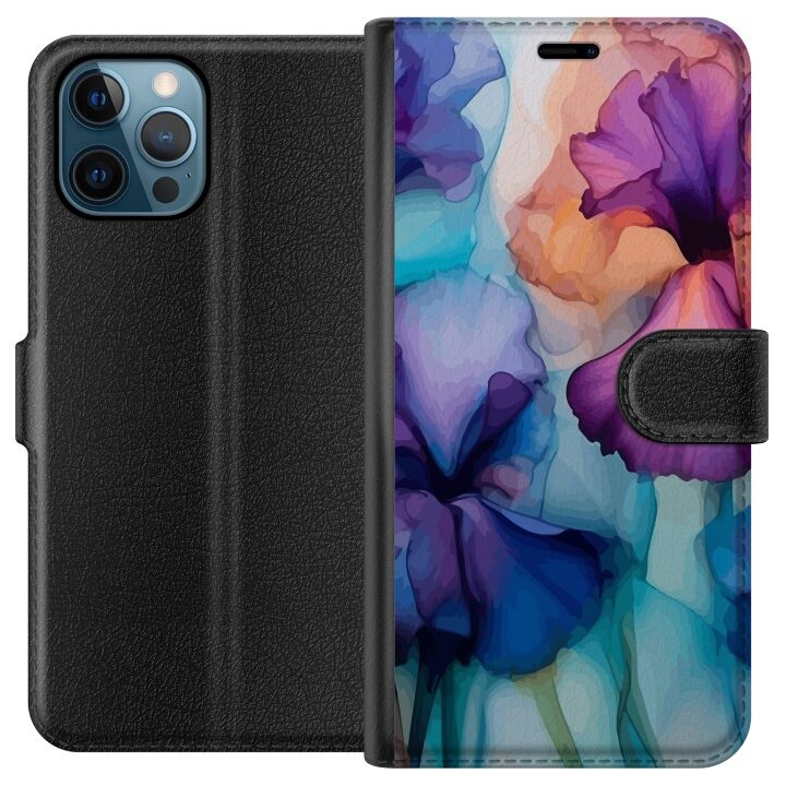 Wallet case for Apple iPhone 12 Pro with Magical flowers design in the group SMARTPHONE & TABLETS / Phone cases / Apple / iPhone 12 at TP E-commerce Nordic AB (A50273)