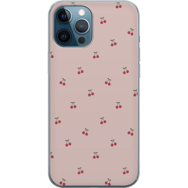 Mobile case for Apple iPhone 12 Pro with Cherry design in the group SMARTPHONE & TABLETS / Phone cases / Apple / iPhone 12 at TP E-commerce Nordic AB (A50304)