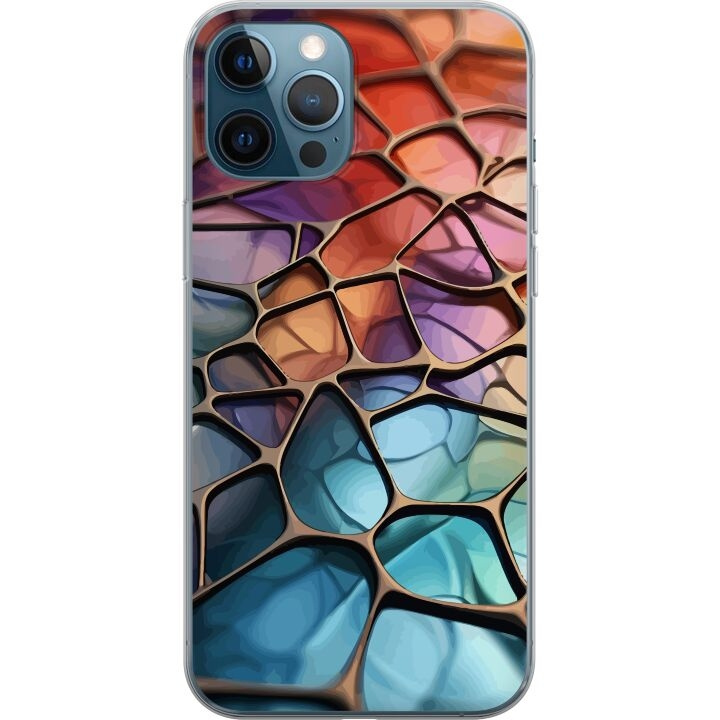 Mobile case for Apple iPhone 12 Pro with Metallic pattern design in the group SMARTPHONE & TABLETS / Phone cases / Apple / iPhone 12 at TP E-commerce Nordic AB (A50307)