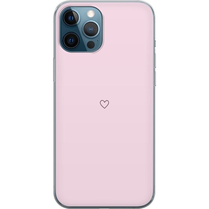 Mobile case for Apple iPhone 12 Pro with Heart design in the group SMARTPHONE & TABLETS / Phone cases / Apple / iPhone 12 at TP E-commerce Nordic AB (A50316)