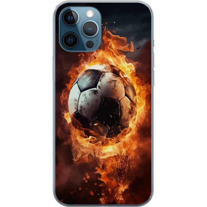 Mobile case for Apple iPhone 12 Pro with Football design in the group SMARTPHONE & TABLETS / Phone cases / Apple / iPhone 12 at TP E-commerce Nordic AB (A50318)