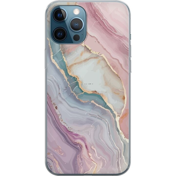 Mobile case for Apple iPhone 12 Pro with Marble design in the group SMARTPHONE & TABLETS / Phone cases / Apple / iPhone 12 at TP E-commerce Nordic AB (A50319)