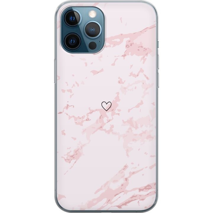 Mobile case for Apple iPhone 12 Pro with Pink Heart design in the group SMARTPHONE & TABLETS / Phone cases / Apple / iPhone 12 at TP E-commerce Nordic AB (A50320)