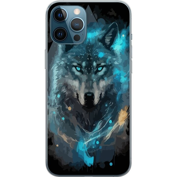 Mobile case for Apple iPhone 12 Pro Max with Wolf design in the group SMARTPHONE & TABLETS / Phone cases / Apple / iPhone 12 Pro at TP E-commerce Nordic AB (A50356)