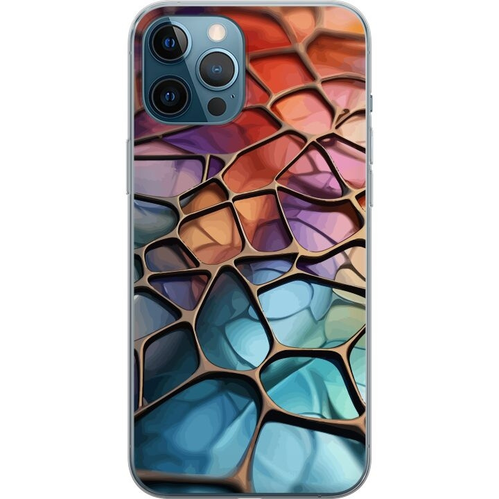 Mobile case for Apple iPhone 12 Pro Max with Metallic pattern design in the group SMARTPHONE & TABLETS / Phone cases / Apple / iPhone 12 Pro at TP E-commerce Nordic AB (A50361)