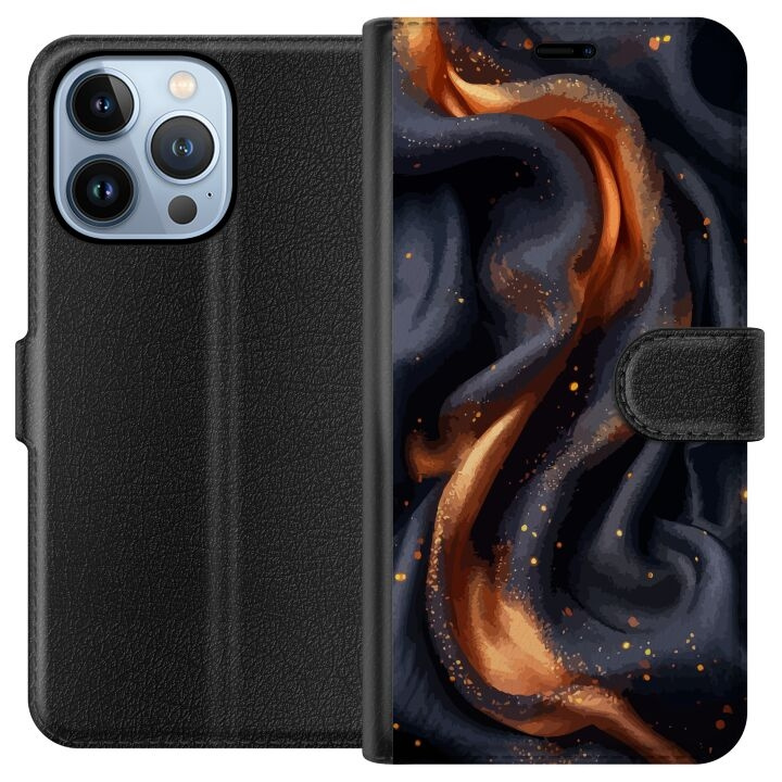 Wallet case for Apple iPhone 13 Pro with Fiery silk design in the group SMARTPHONE & TABLETS / Phone cases / Apple / iPhone 13 Pro at TP E-commerce Nordic AB (A50487)