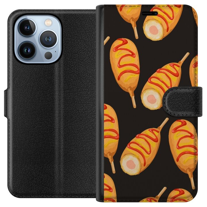 Wallet case for Apple iPhone 13 Pro with Chicken drumstick design in the group SMARTPHONE & TABLETS / Phone cases / Apple / iPhone 13 Pro at TP E-commerce Nordic AB (A50495)