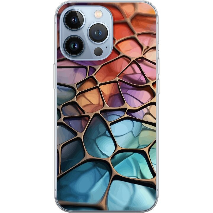 Mobile case for Apple iPhone 13 Pro with Metallic pattern design in the group SMARTPHONE & TABLETS / Phone cases / Apple / iPhone 13 Pro at TP E-commerce Nordic AB (A50523)