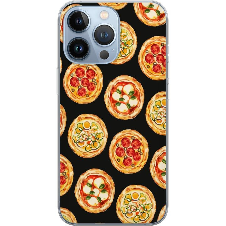 Mobile case for Apple iPhone 13 Pro with Pizza design in the group SMARTPHONE & TABLETS / Phone cases / Apple / iPhone 13 Pro at TP E-commerce Nordic AB (A50526)