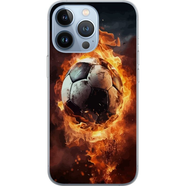 Mobile case for Apple iPhone 13 Pro with Football design in the group SMARTPHONE & TABLETS / Phone cases / Apple / iPhone 13 Pro at TP E-commerce Nordic AB (A50534)