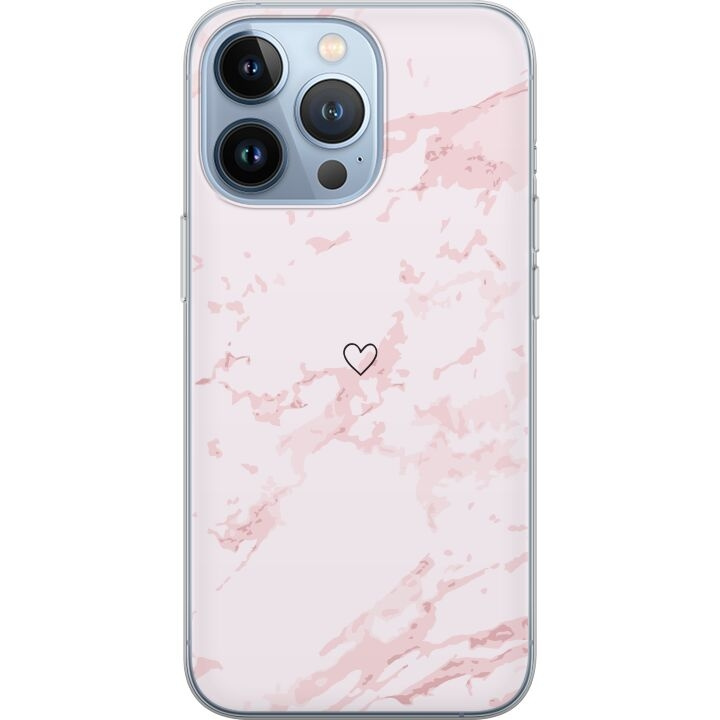 Mobile case for Apple iPhone 13 Pro with Pink Heart design in the group SMARTPHONE & TABLETS / Phone cases / Apple / iPhone 13 Pro at TP E-commerce Nordic AB (A50536)