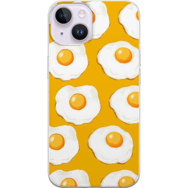 Mobile case for Apple iPhone 14 with Fried egg design in the group SMARTPHONE & TABLETS / Phone cases / Apple / iPhone 14 at TP E-commerce Nordic AB (A50623)