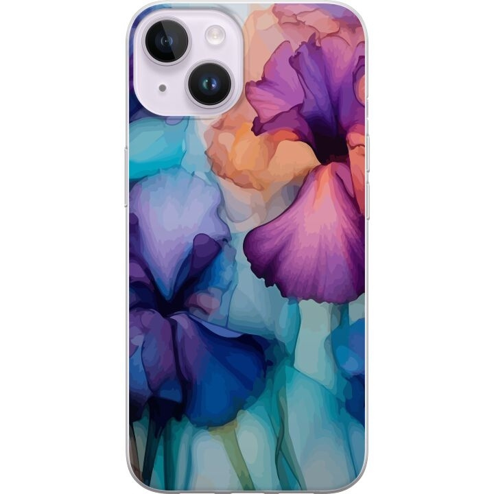 Mobile case for Apple iPhone 14 with Magical flowers design in the group SMARTPHONE & TABLETS / Phone cases / Apple / iPhone 14 at TP E-commerce Nordic AB (A50624)