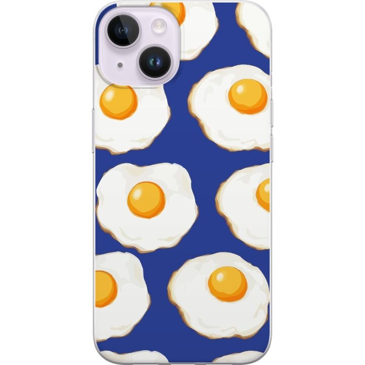 Mobile case for Apple iPhone 14 with Fried eggs design in the group SMARTPHONE & TABLETS / Phone cases / Apple / iPhone 14 at TP E-commerce Nordic AB (A50627)