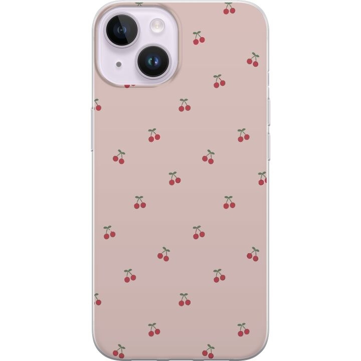 Mobile case for Apple iPhone 14 with Cherry design in the group SMARTPHONE & TABLETS / Phone cases / Apple / iPhone 14 at TP E-commerce Nordic AB (A50628)