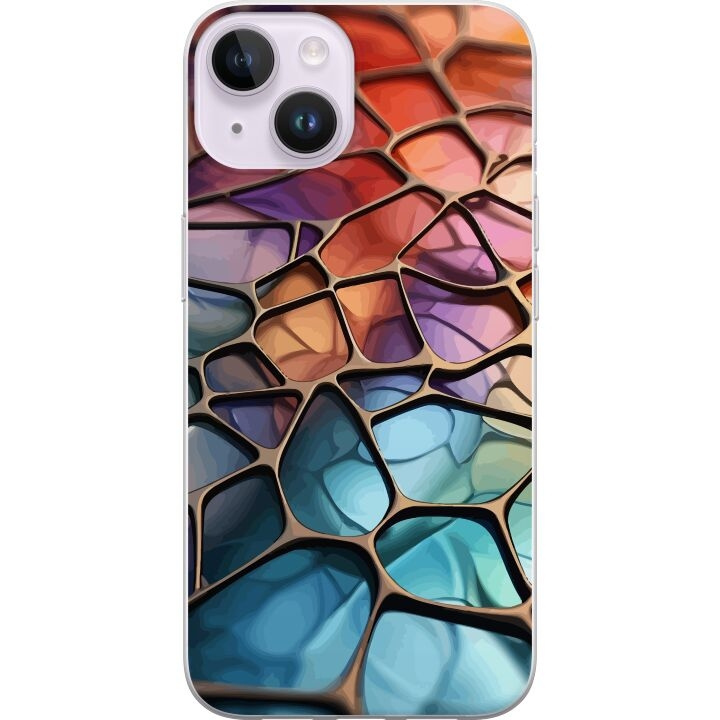 Mobile case for Apple iPhone 14 with Metallic pattern design in the group SMARTPHONE & TABLETS / Phone cases / Apple / iPhone 14 at TP E-commerce Nordic AB (A50631)