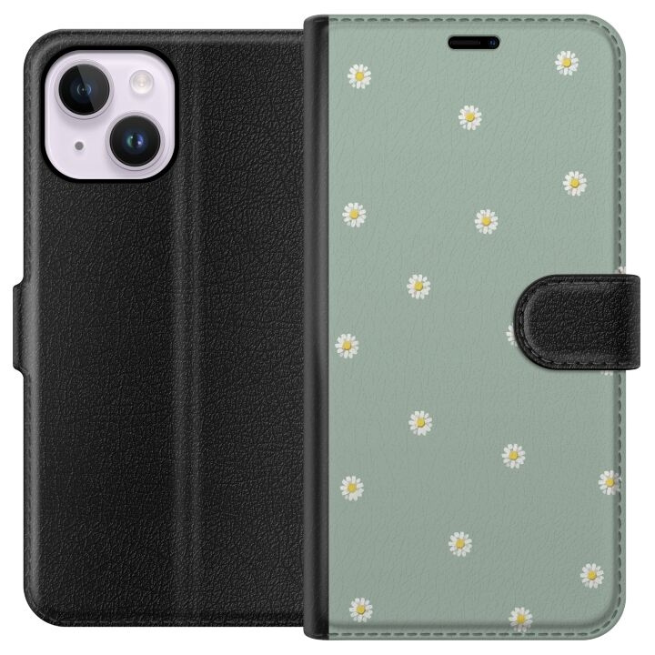 Wallet case for Apple iPhone 14 Plus with Priest\'s collars design in the group SMARTPHONE & TABLETS / Phone cases / Apple / iPhone 14 at TP E-commerce Nordic AB (A50706)