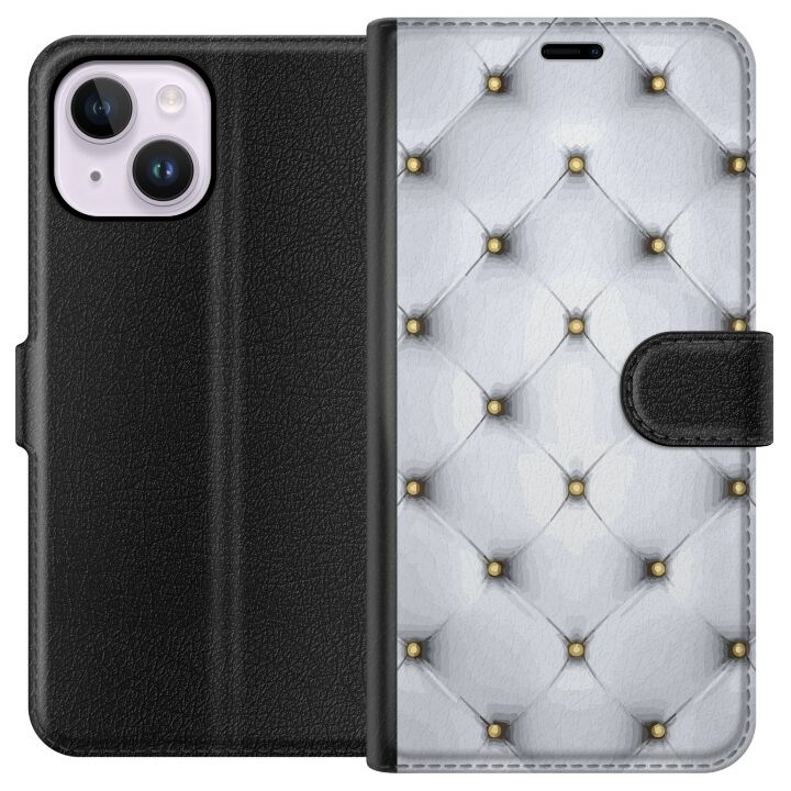 Wallet case for Apple iPhone 14 Plus with Luxurious design in the group SMARTPHONE & TABLETS / Phone cases / Apple / iPhone 14 at TP E-commerce Nordic AB (A50716)