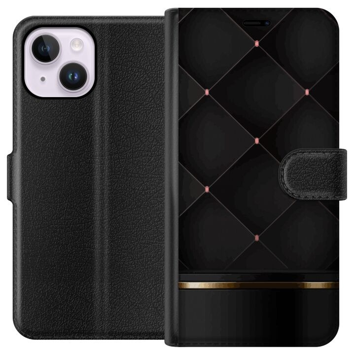 Wallet case for Apple iPhone 14 Plus with Luxury line design in the group SMARTPHONE & TABLETS / Phone cases / Apple / iPhone 14 at TP E-commerce Nordic AB (A50717)