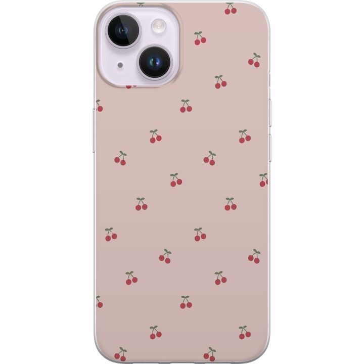 Mobile case for Apple iPhone 14 Plus with Cherry design in the group SMARTPHONE & TABLETS / Phone cases / Apple / iPhone 14 at TP E-commerce Nordic AB (A50736)