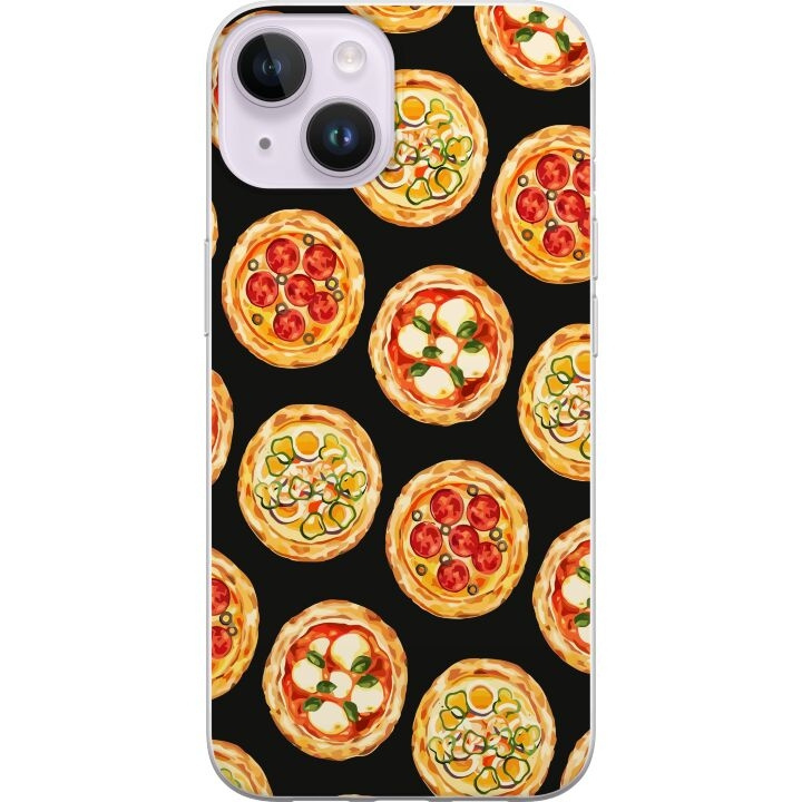 Mobile case for Apple iPhone 14 Plus with Pizza design in the group SMARTPHONE & TABLETS / Phone cases / Apple / iPhone 14 at TP E-commerce Nordic AB (A50742)