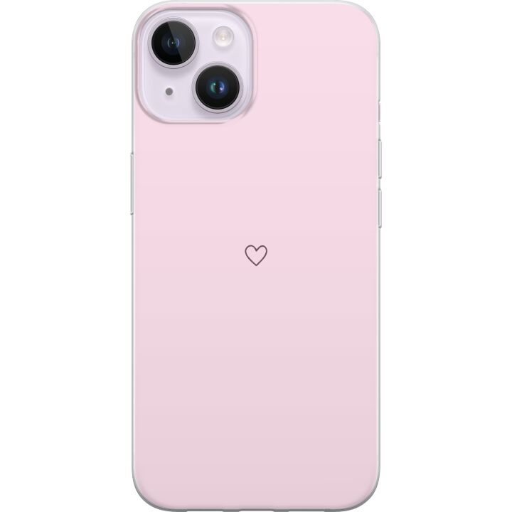 Mobile case for Apple iPhone 14 Plus with Heart design in the group SMARTPHONE & TABLETS / Phone cases / Apple / iPhone 14 at TP E-commerce Nordic AB (A50748)