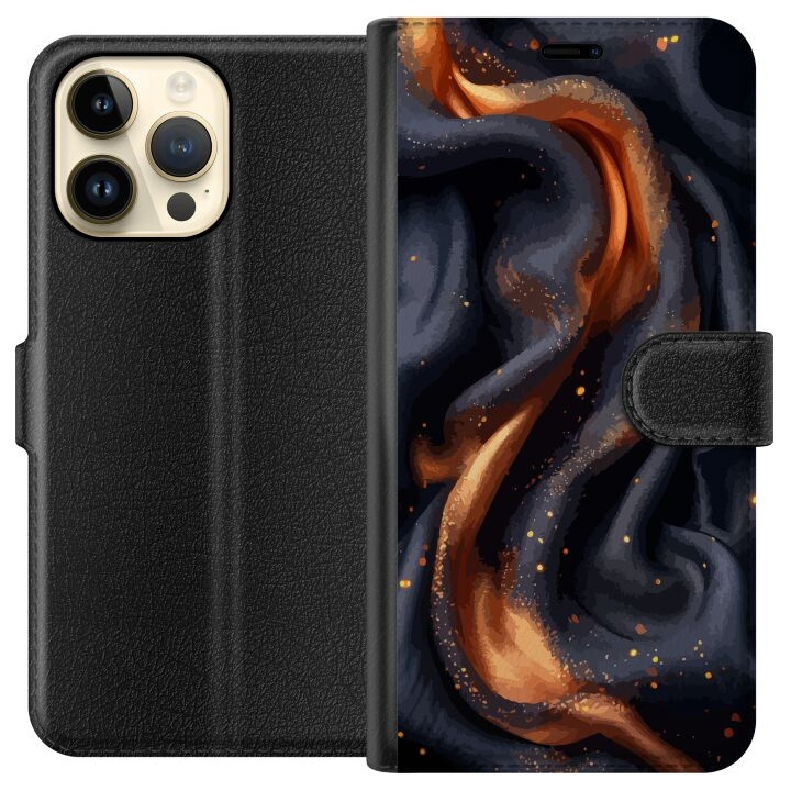 Wallet case for Apple iPhone 14 Pro Max with Fiery silk design in the group SMARTPHONE & TABLETS / Phone cases / Apple / iPhone 14 at TP E-commerce Nordic AB (A50757)