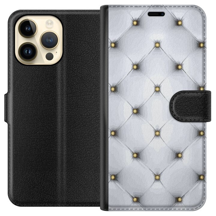 Wallet case for Apple iPhone 14 Pro Max with Luxurious design in the group SMARTPHONE & TABLETS / Phone cases / Apple / iPhone 14 at TP E-commerce Nordic AB (A50770)