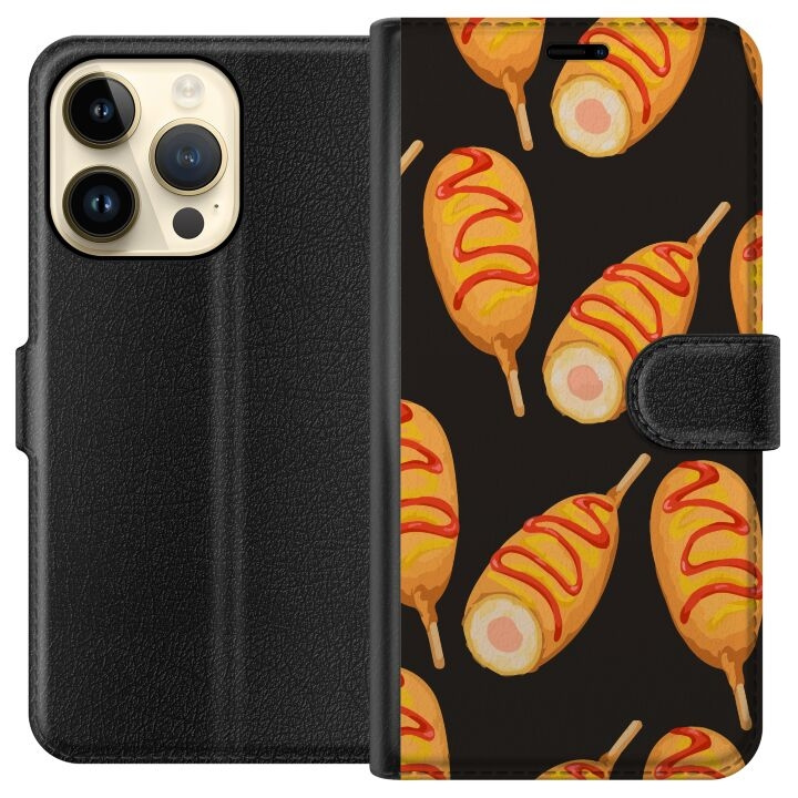 Wallet case for Apple iPhone 15 Pro with Chicken drumstick design in the group SMARTPHONE & TABLETS / Phone cases / Apple / iPhone 15 at TP E-commerce Nordic AB (A50873)