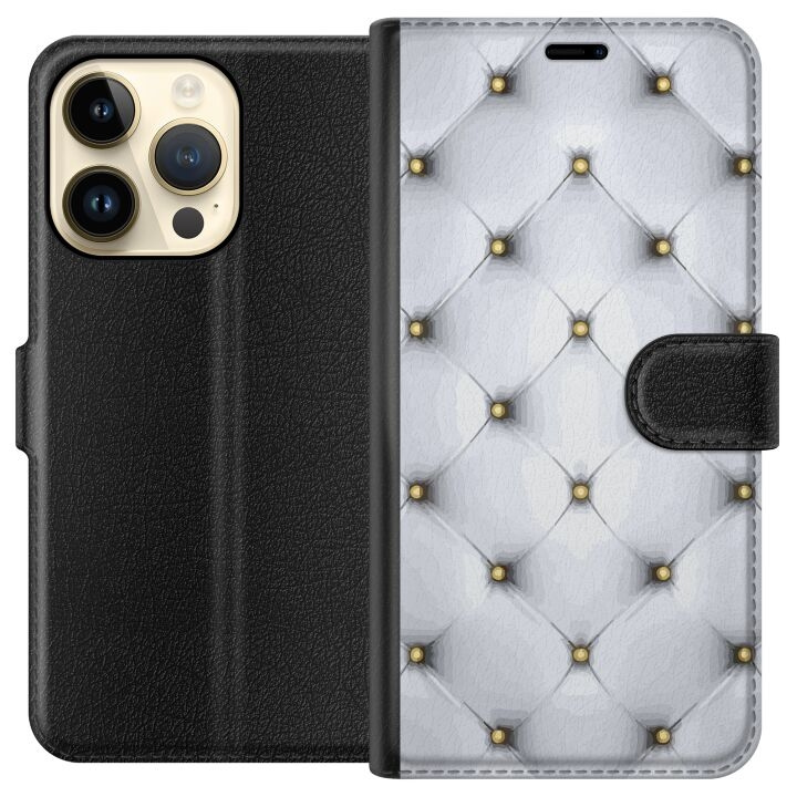 Wallet case for Apple iPhone 15 Pro with Luxurious design in the group SMARTPHONE & TABLETS / Phone cases / Apple / iPhone 15 at TP E-commerce Nordic AB (A50878)