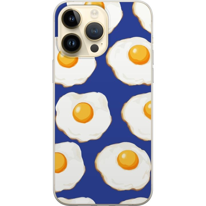 Mobile case for Apple iPhone 15 Pro Max with Fried eggs design in the group SMARTPHONE & TABLETS / Phone cases / Apple / iPhone 15 at TP E-commerce Nordic AB (A51005)