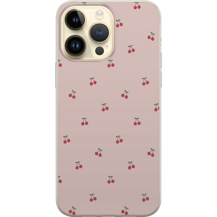 Mobile case for Apple iPhone 15 Pro Max with Cherry design in the group SMARTPHONE & TABLETS / Phone cases / Apple / iPhone 15 at TP E-commerce Nordic AB (A51006)