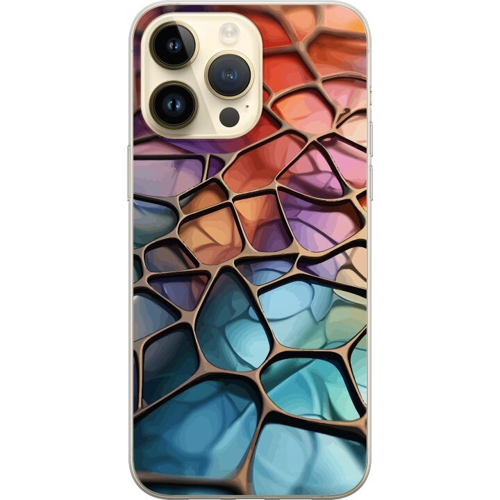 Mobile case for Apple iPhone 15 Pro Max with Metallic pattern design in the group SMARTPHONE & TABLETS / Phone cases / Apple / iPhone 15 at TP E-commerce Nordic AB (A51009)