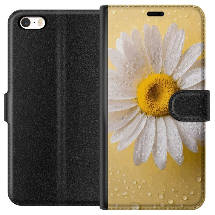 Wallet case for Apple iPhone 5 with Porslinsblomma design in the group SMARTPHONE & TABLETS / Phone cases / Apple / iPhone 5/5S/SE at TP E-commerce Nordic AB (A51080)