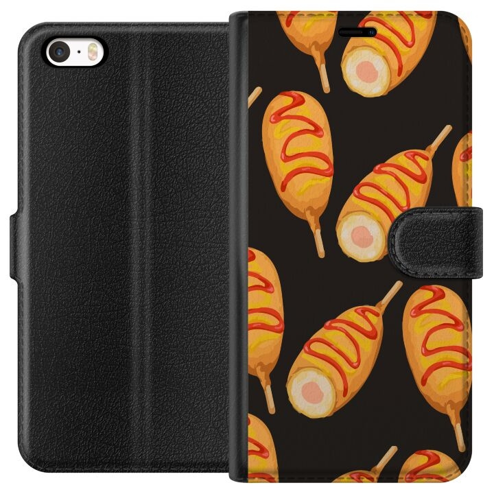 Wallet case for Apple iPhone 5 with Chicken drumstick design in the group SMARTPHONE & TABLETS / Phone cases / Apple / iPhone 5/5S/SE at TP E-commerce Nordic AB (A51089)