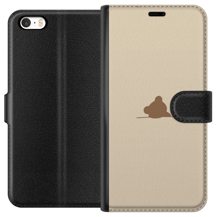 Wallet case for Apple iPhone 5 with Nalle design in the group SMARTPHONE & TABLETS / Phone cases / Apple / iPhone 5/5S/SE at TP E-commerce Nordic AB (A51100)